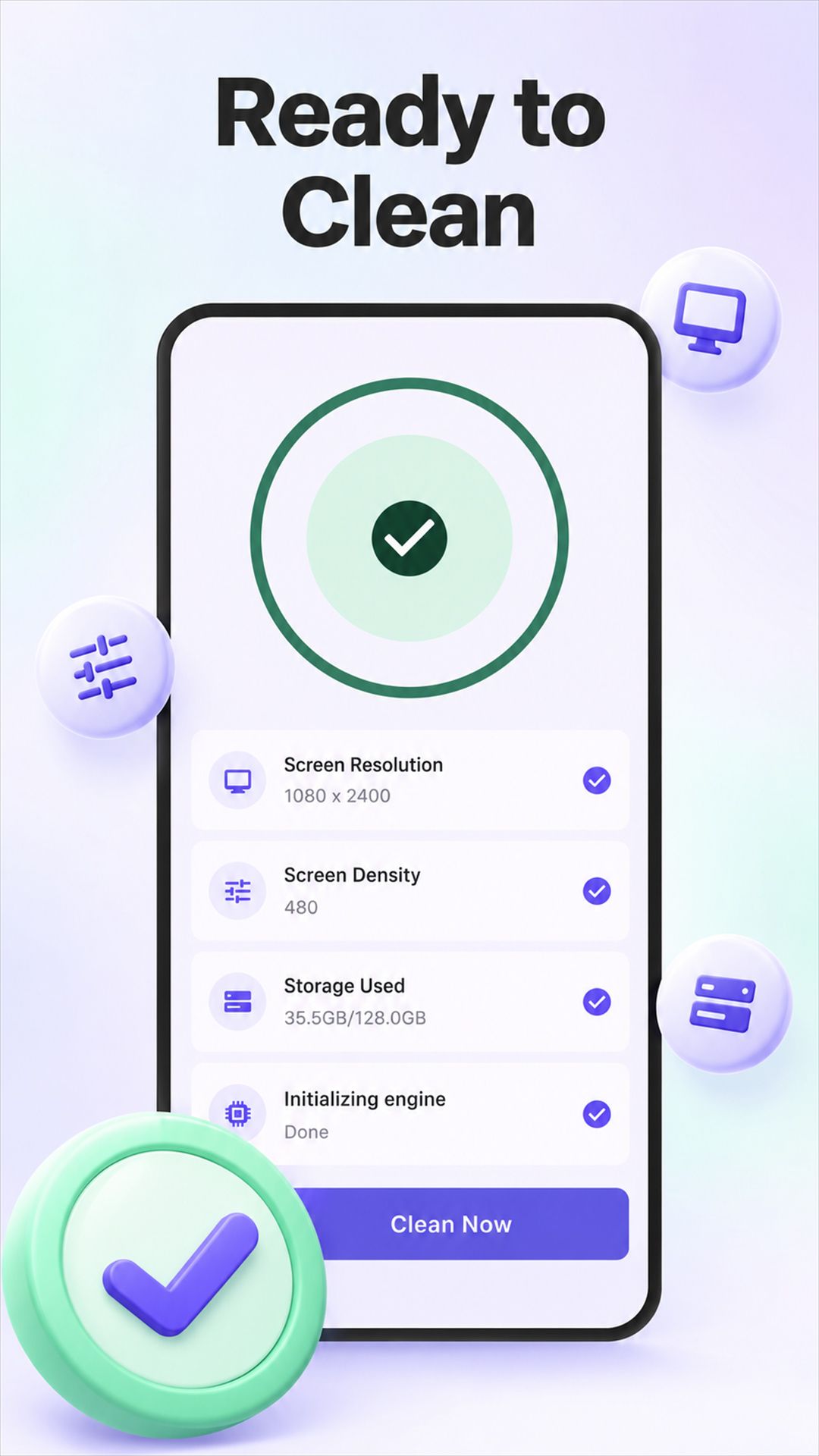 Clean Breeze ready to clean screenshot